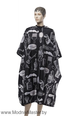 Пеньюар для стрижки Dewal "Barber Style" 